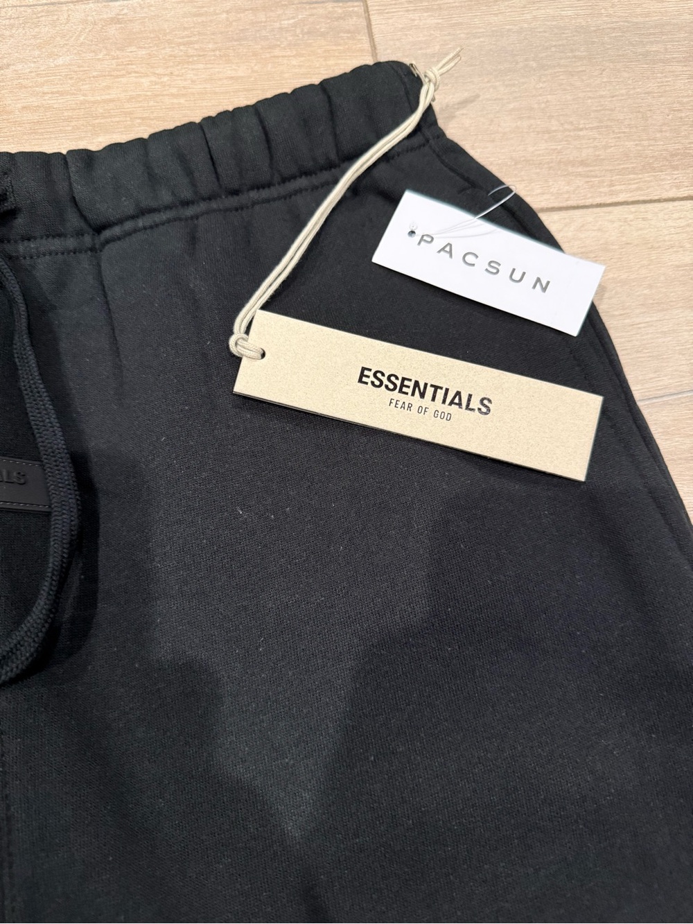 Fear of good black ESSENTIALS Logo Joggers - Picture 2 of 4